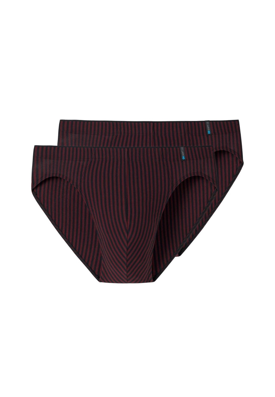 

Мини-брифы / трусы, упаковка из 2 шт. Long Life Soft SCHIESSER, красный