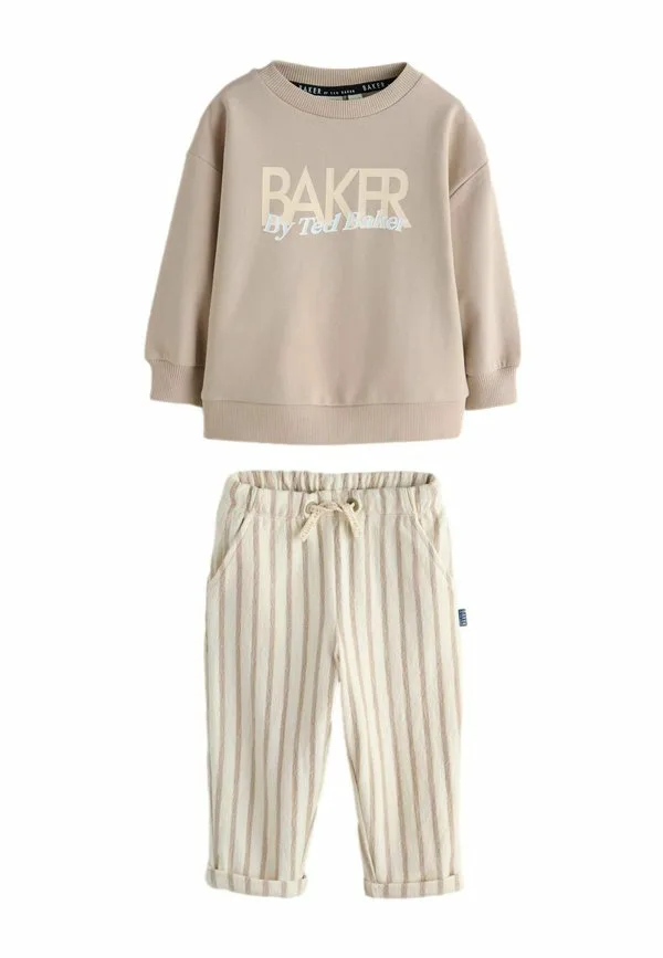 Толстовка в полоску стандартного кроя Baker By Ted Baker, Stone