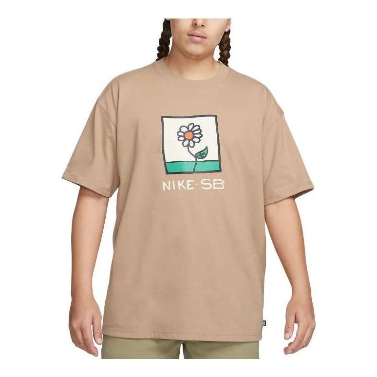 

Футболка Nike SB Daisy T-shirt 'Hemp', желто-коричневый