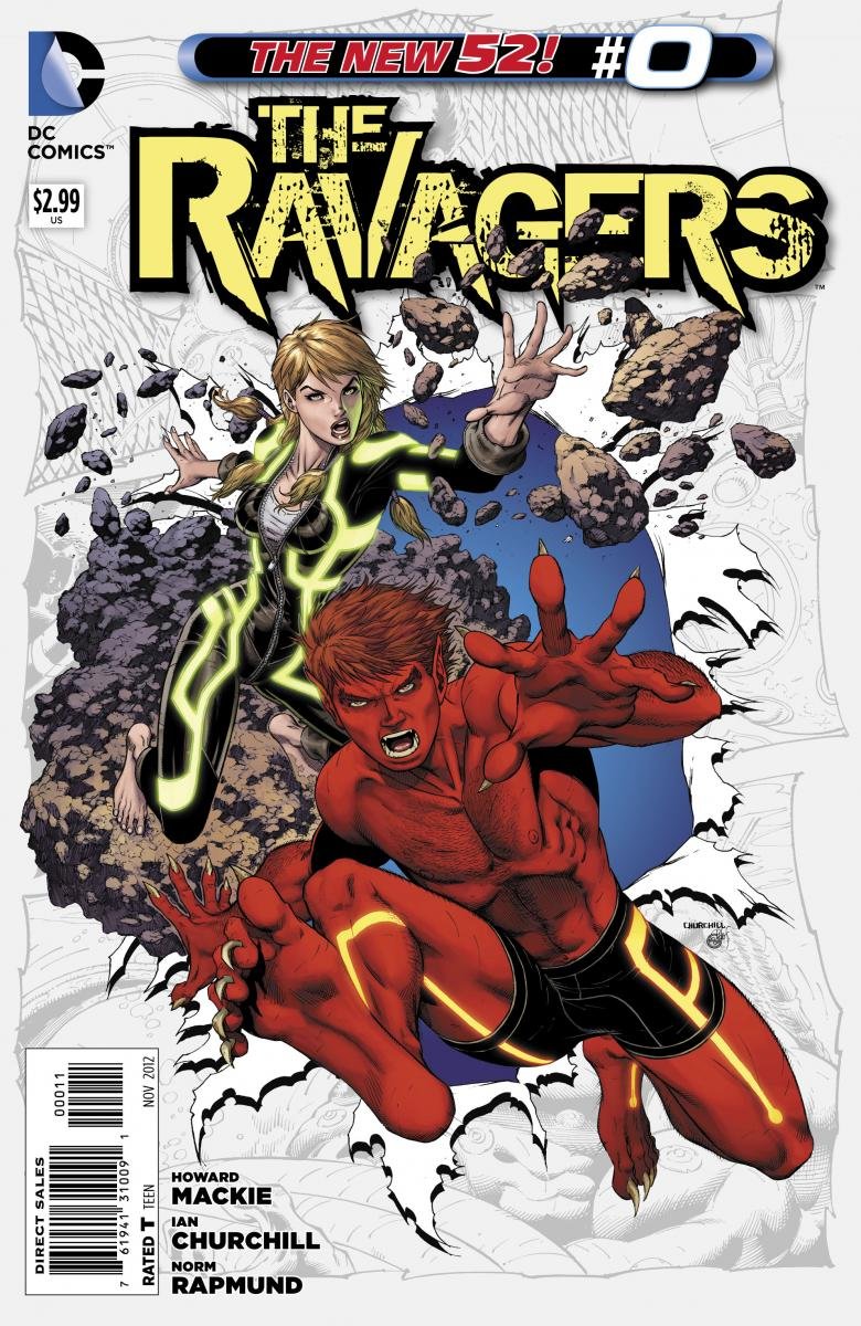 

Ravagers #0 'Detailing the Brutal Abduction By N.o.w.h.e.r.e. of Beast Boy and Terra" (DC COMICS)