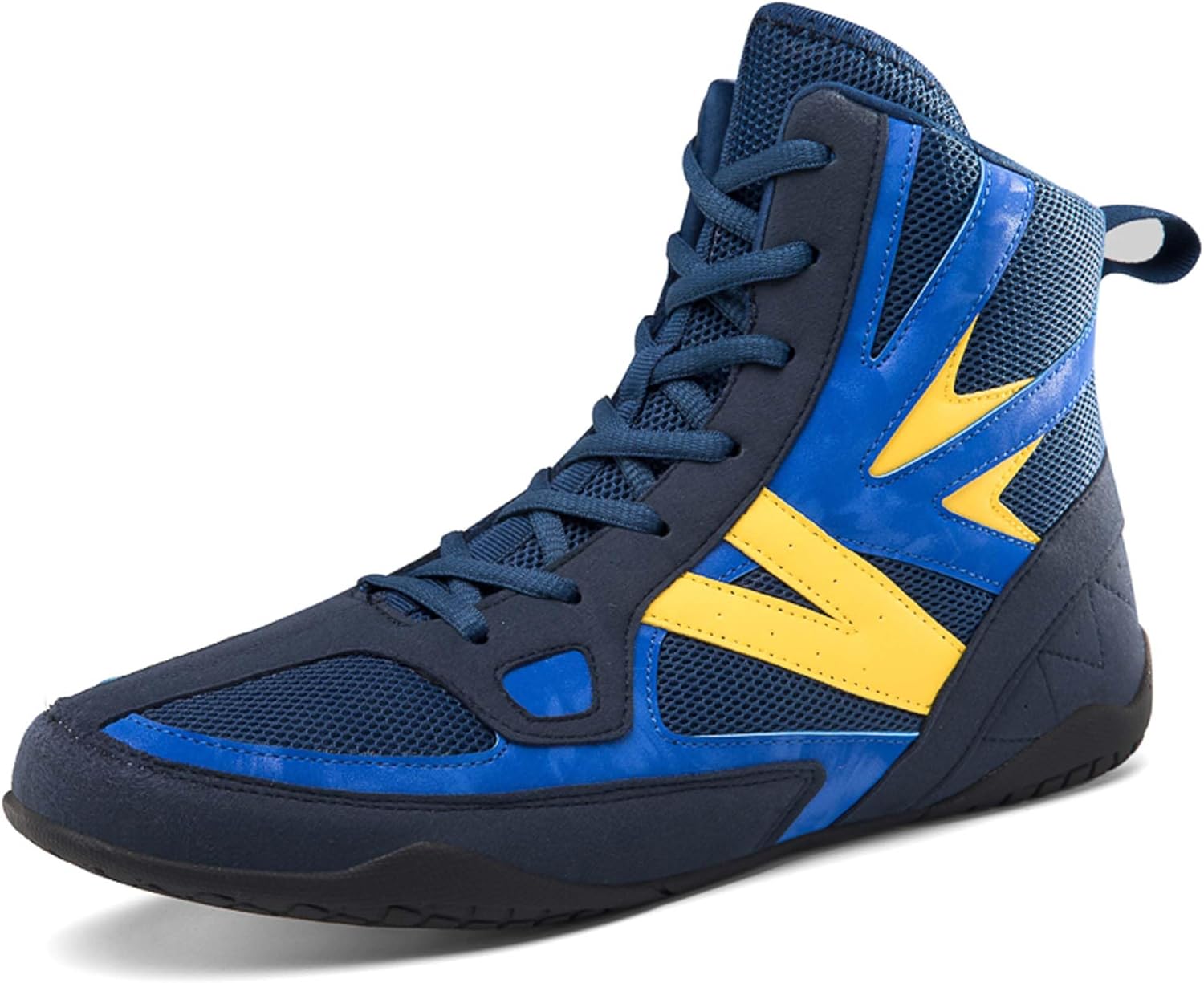 

Мужские профессиональные боксерские ботинки Usoway, нескользящие ботинки для борьбы, женские легкие ботинки для бокса и борьбы, синий