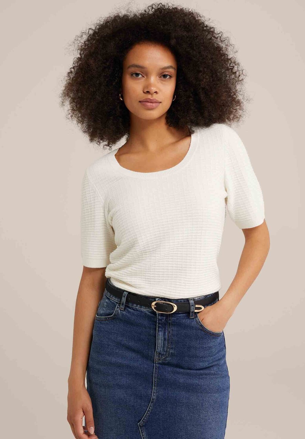 

Базовая футболка WE Fashion, белый