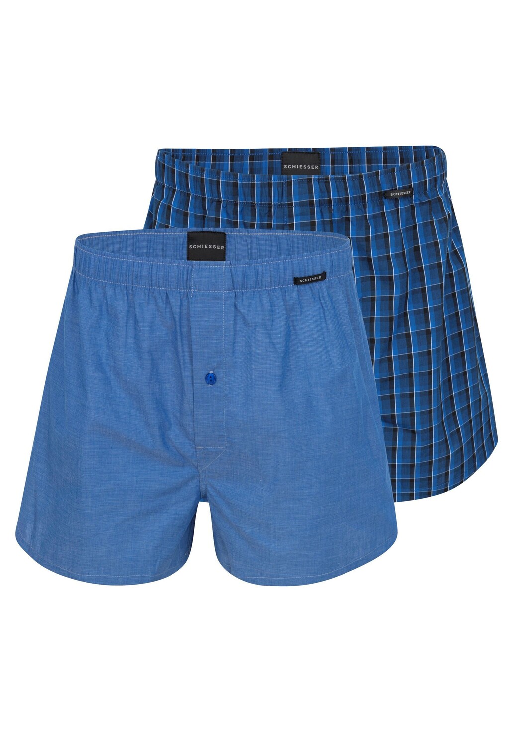 

Боксеры Schiesser Boxershorts Web, цвет Royal Blue