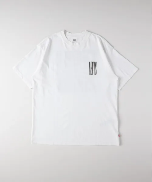Футболка унисекс с графикой на спине Levi's Backprint Graphic белая — фото 2
