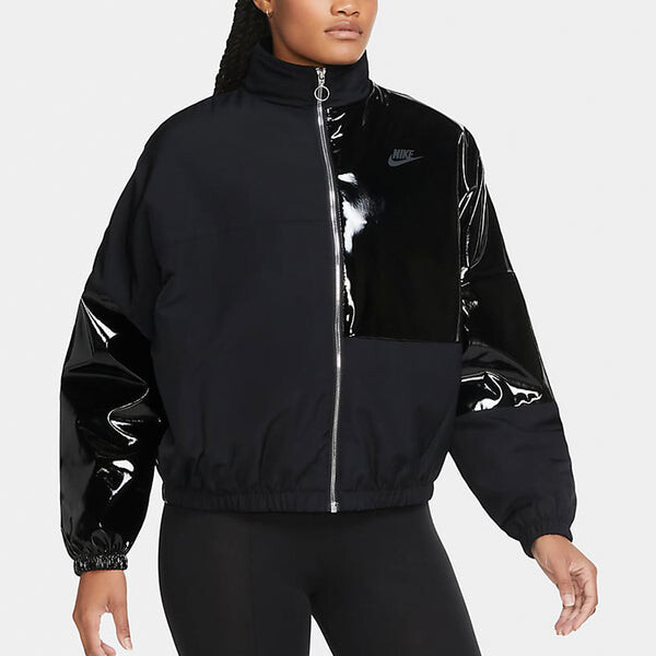 Куртка Nike Sportswear Icon Clash Synthetic-Fill Colorblock, черный — фото 3