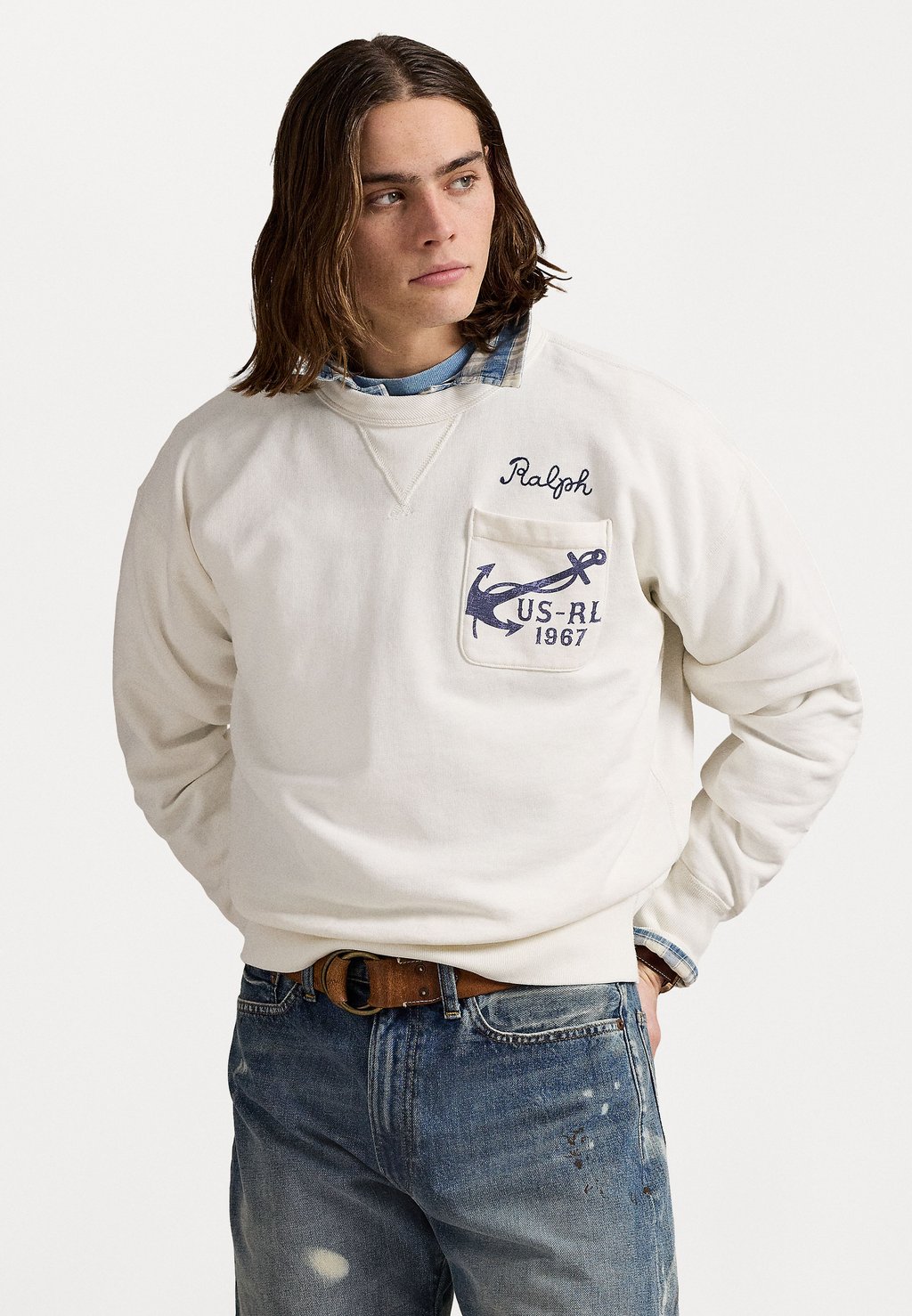

Толстовка LONG SLEEVE Polo Ralph Lauren, молочный