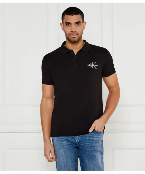 

Футболка поло Regular fit Calvin Klein Jeans, черный