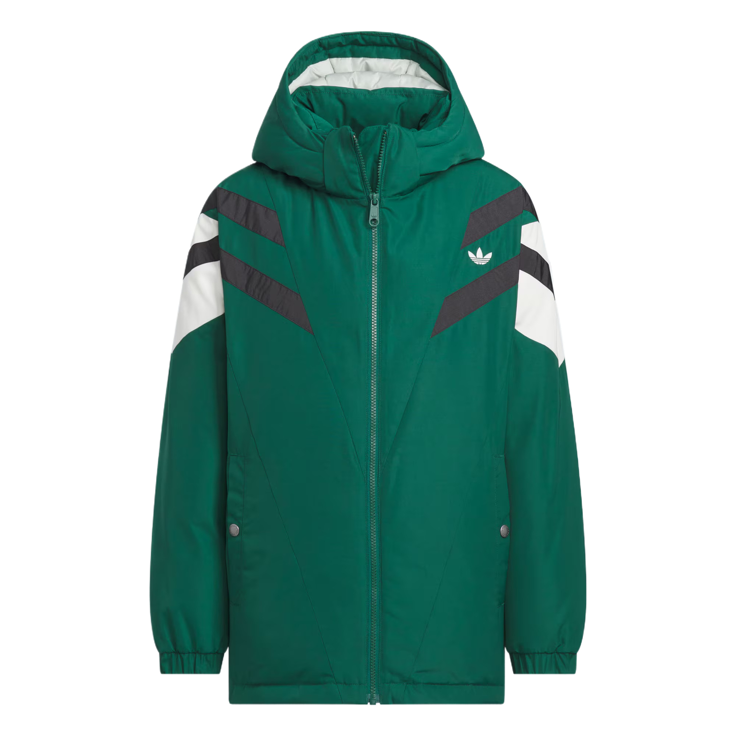 

Детская пуховая куртка Kids' Adidas Originals, зеленый/белый/черный