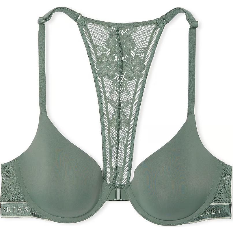 

Victoria's Secret Легкий хлопковый бра demi с мягкими чашечками/faded sage бра женский green