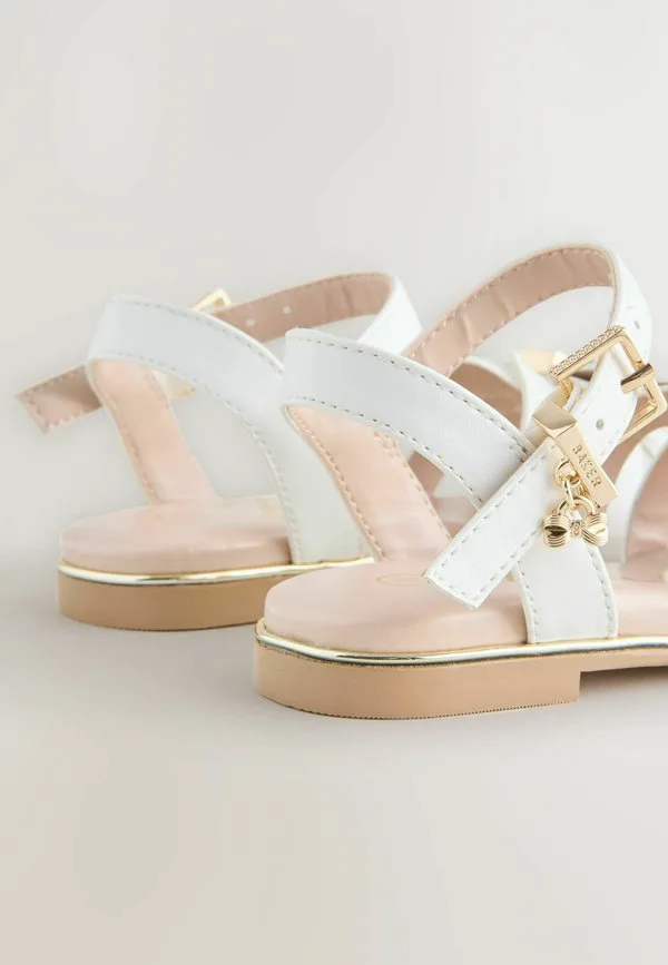 Детские рыбацкие туфли стандартного размера с бантом Baker By Ted Baker, White — фото 3