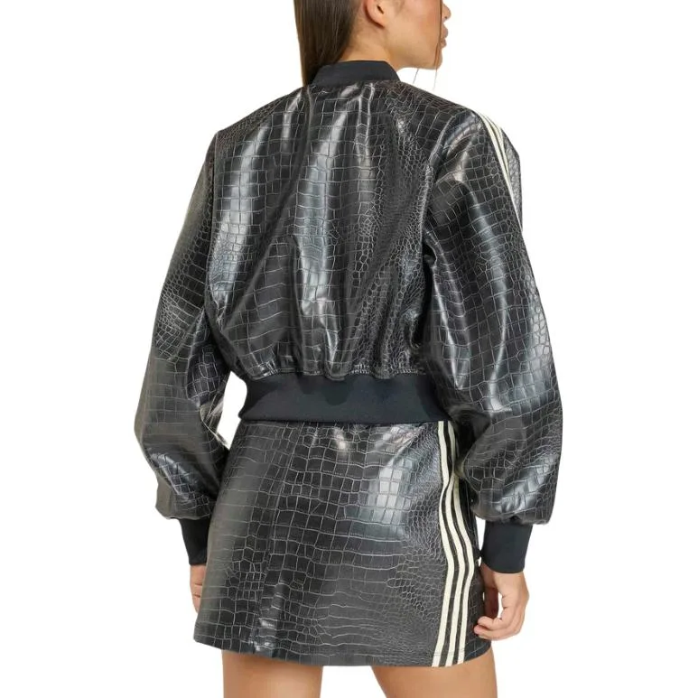 Куртка из искусственной кожи Sst Adidas Originals, черный — фото 4