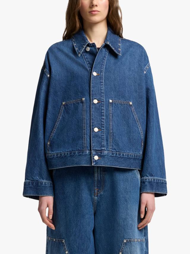 

Короткий джинсовый жакет 7 For All Mankind, Le Blue