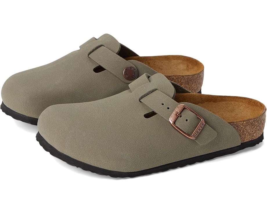 

Сабо Birkenstock Kids Boston - Birkibuc, цвет Stone
