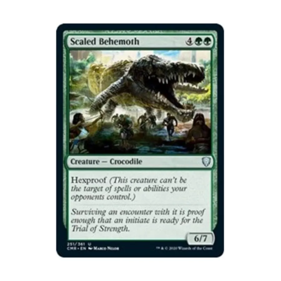 

CCG Чешуйчатый бегемот (U), MTG - Commander Legends
