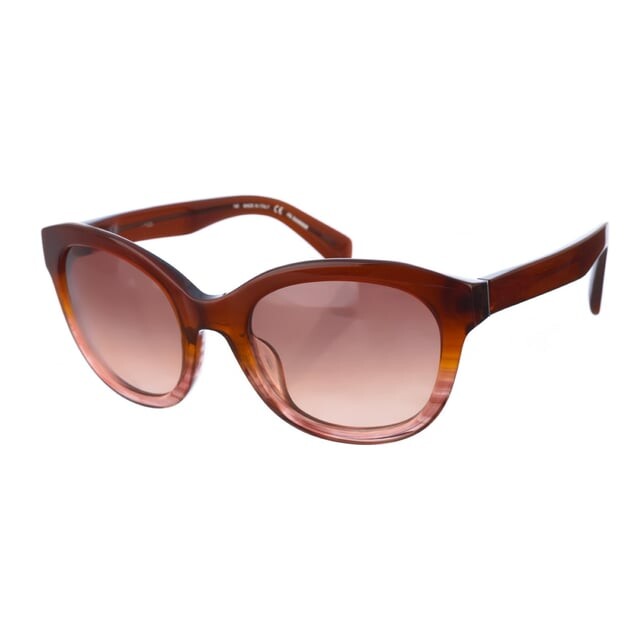 

Js716S женские солнцезащитные очки из ацетата овальной формы Jil Sander, коричневый