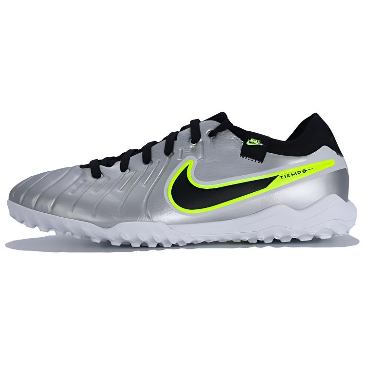 

Nike Легенда Tiempo 10 Pro TF металлик серебро вольт черный серебристо-черный, цвет Silver/Black