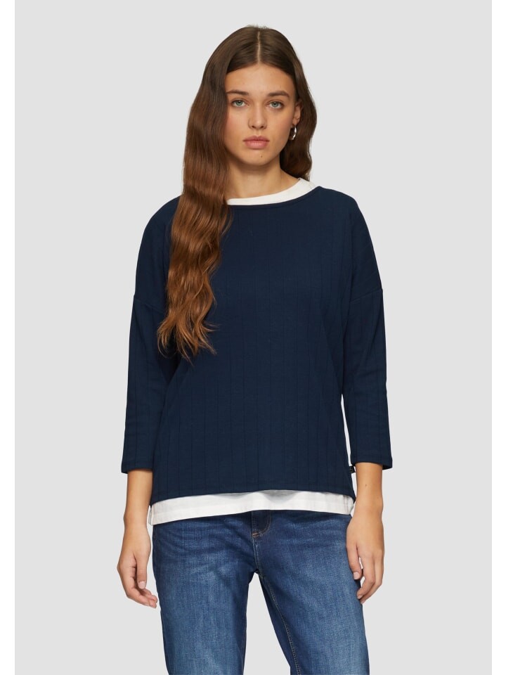 

Футболка QS T-Shirt 3/4 Arm, синий