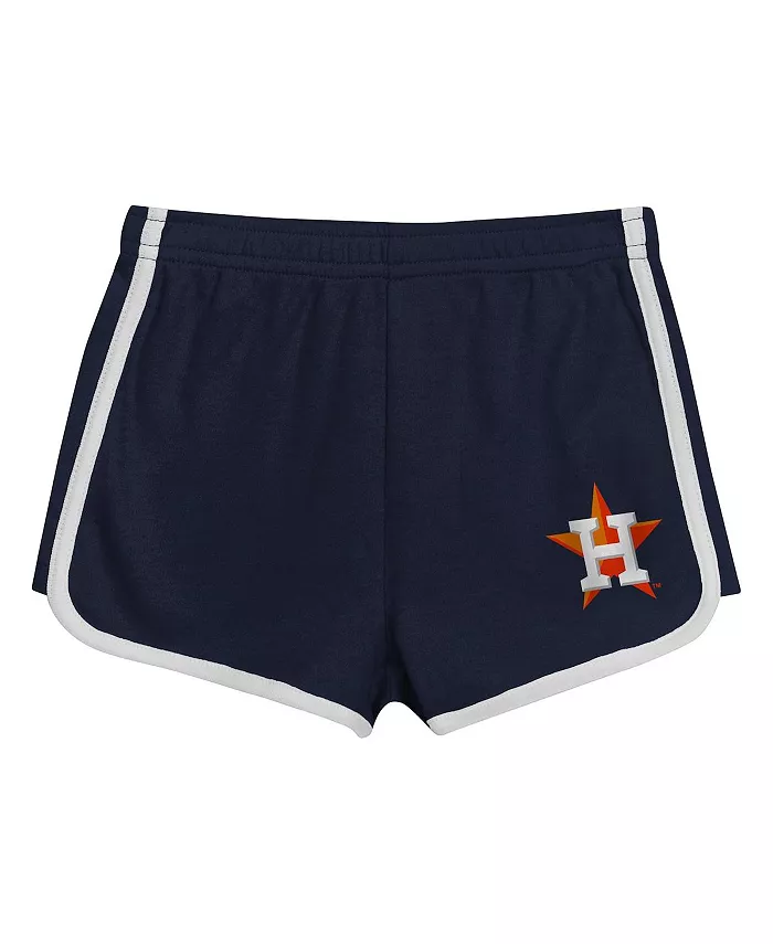 Детский комплект из 2 предметов: футболка и шорты Houston Astros Double Run, цвет темно-синий Outerstuff — фото 2