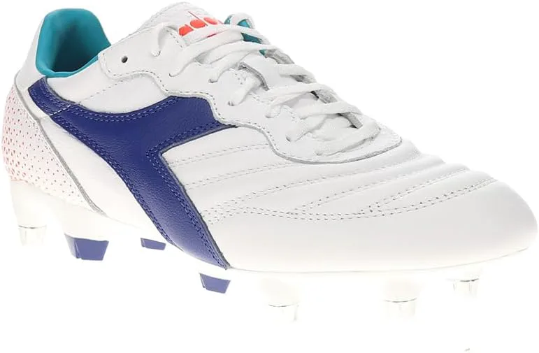 Мужские футбольные бутсы Diadora Brasil Gr Lt Plus Mph - синий, белый — фото 2