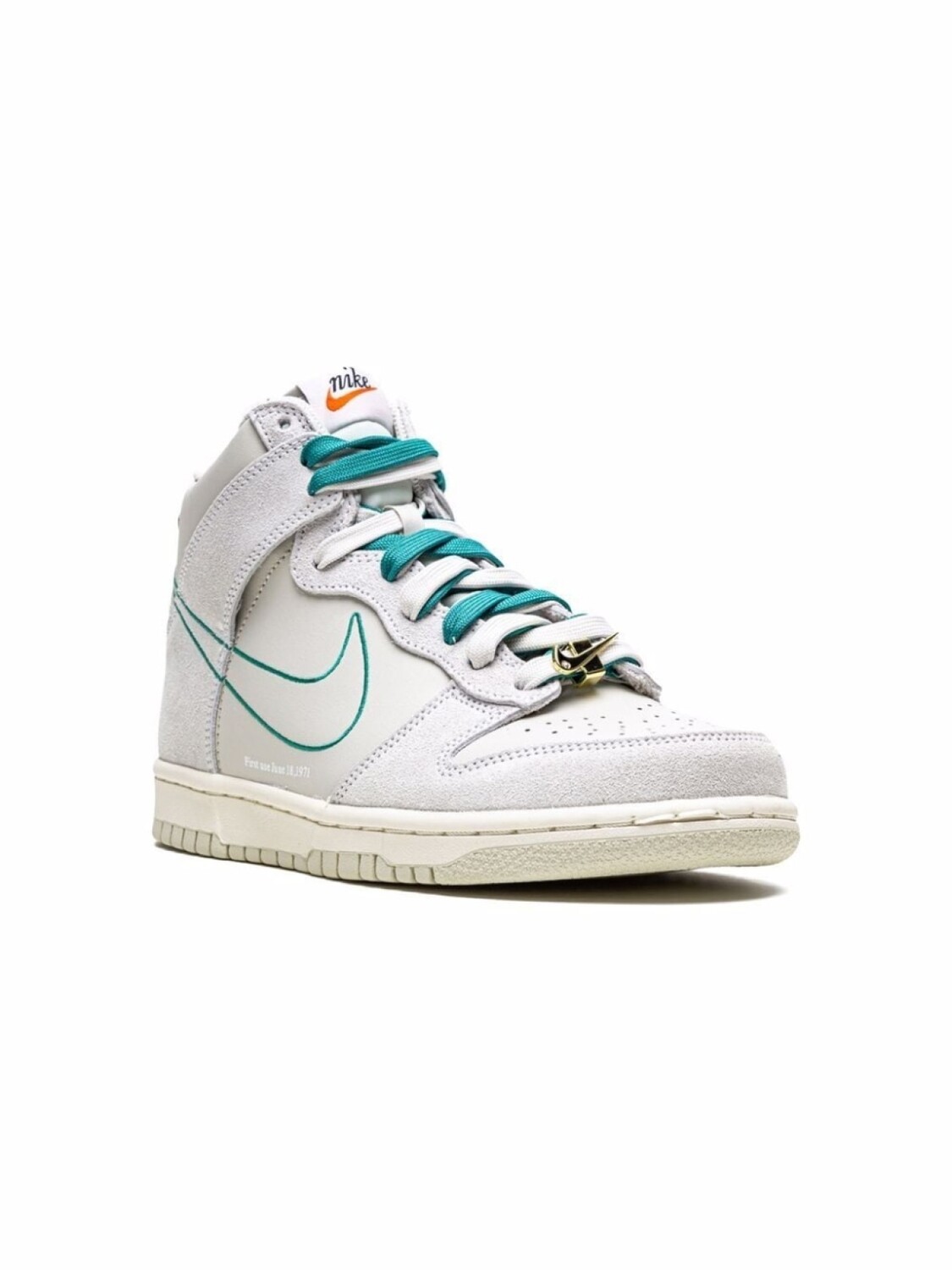

Nike Kids кроссовки Dunk High First Use, нейтральный цвет