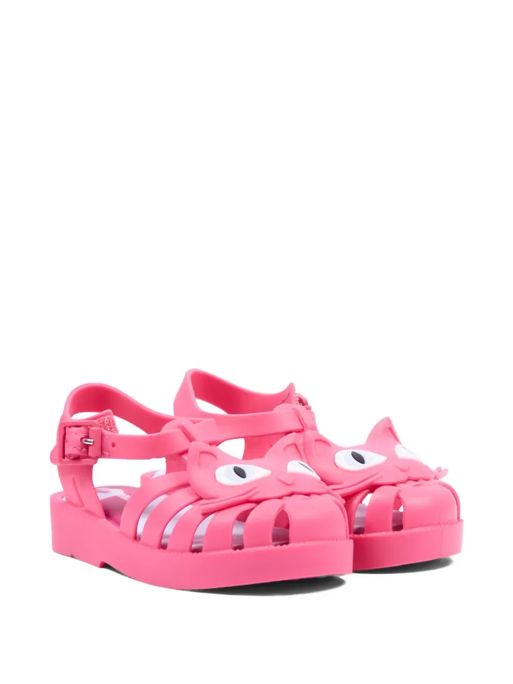 Сандалии-Клетка с кошачьим мотивом Mini Melissa, розовый