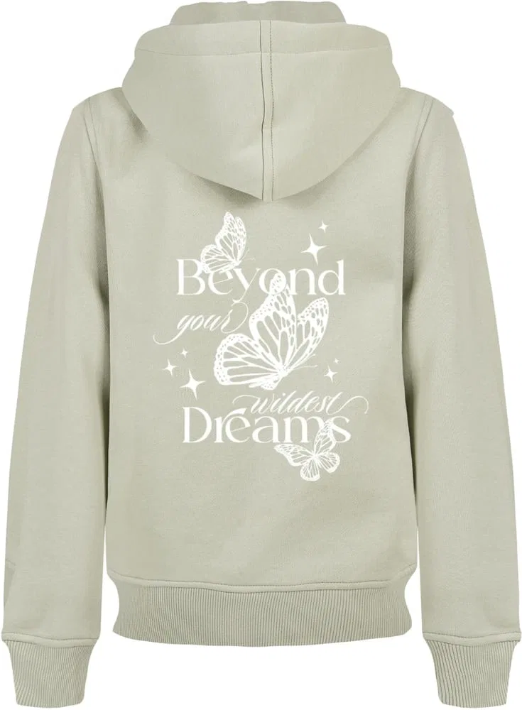 Капуzenpullover, Wildest Dreams Basic Kids Hoody, Mister Tee, бежевый — фото 2