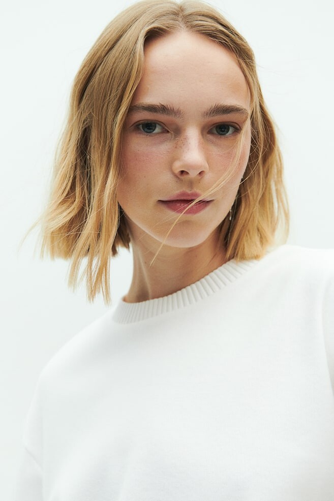 

Свитер тонкой вязки H&M, бежевый