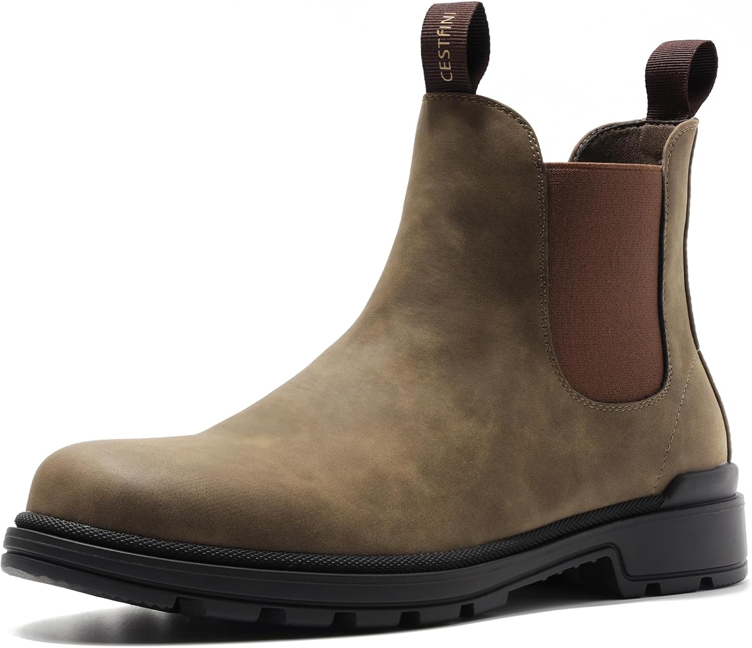 

Мужские ботинки челси Cestfini без шнурков, хаки