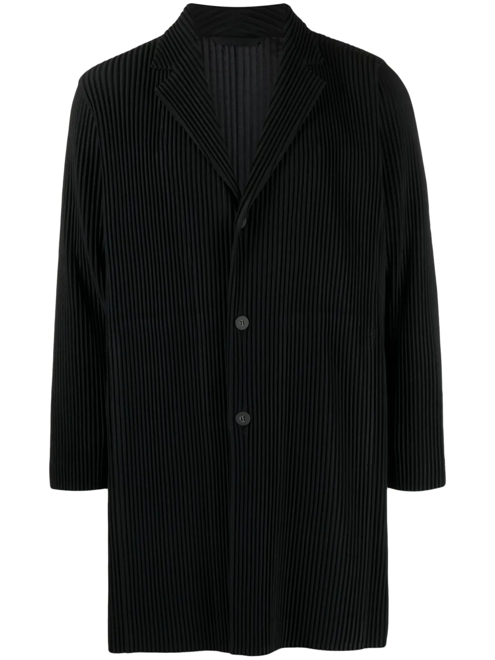 

Плиссированное пальто Issey Miyake Men, черный