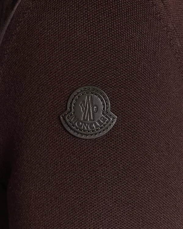 Куртка Стэнсона, выполненная в смешанной технике Moncler, коричневый — фото 4