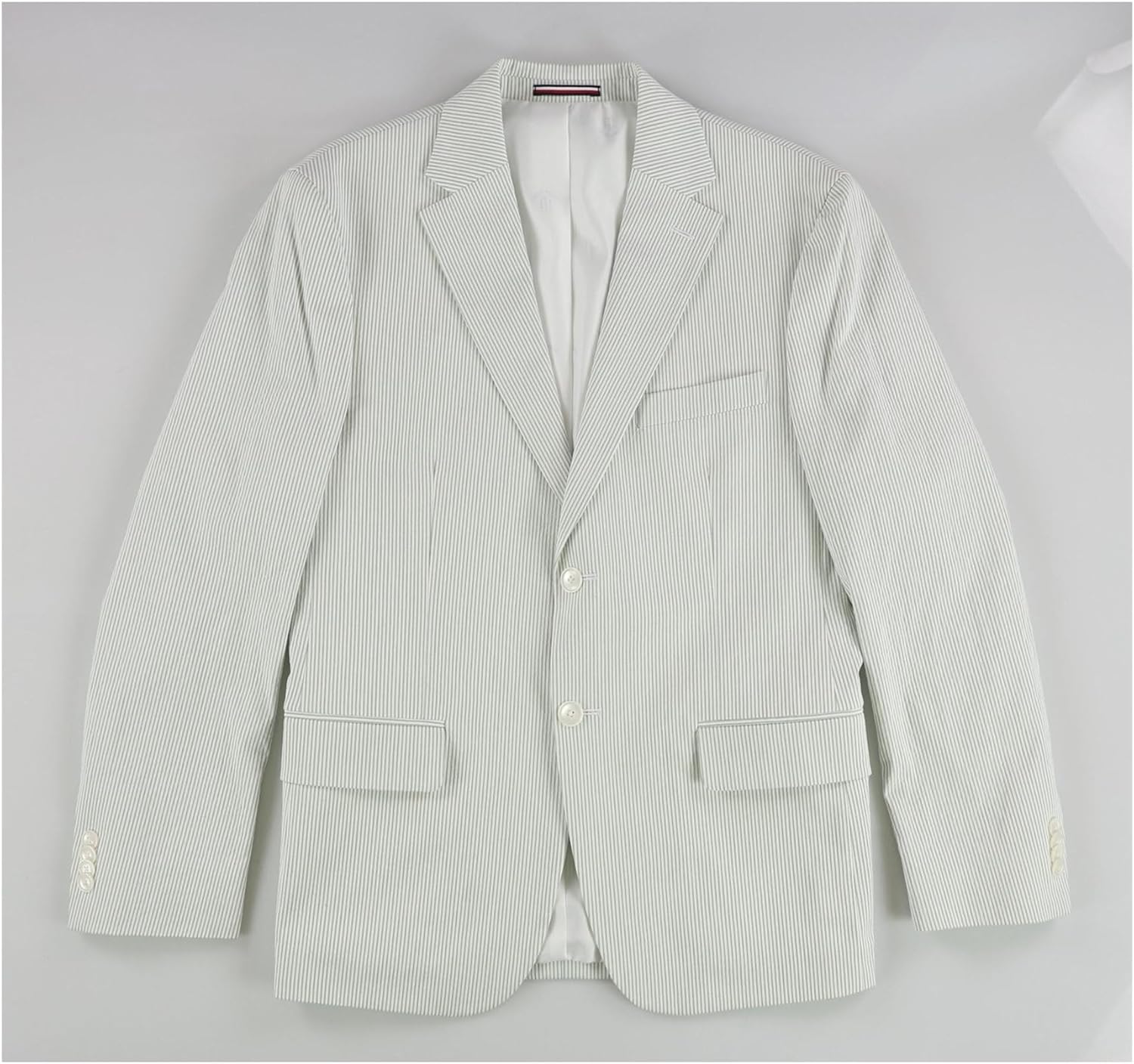 

Мужской пиджак Tommy Hilfiger из сирсакера на двух пуговицах, Green