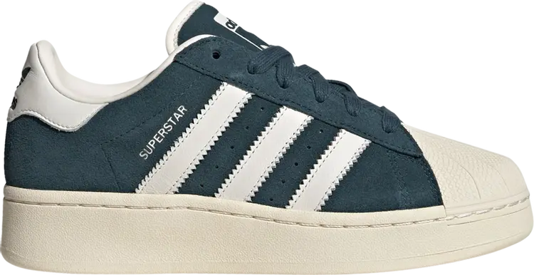 

Кроссовки Wmns Superstar XLG 'Arctic Night Cream White', синий