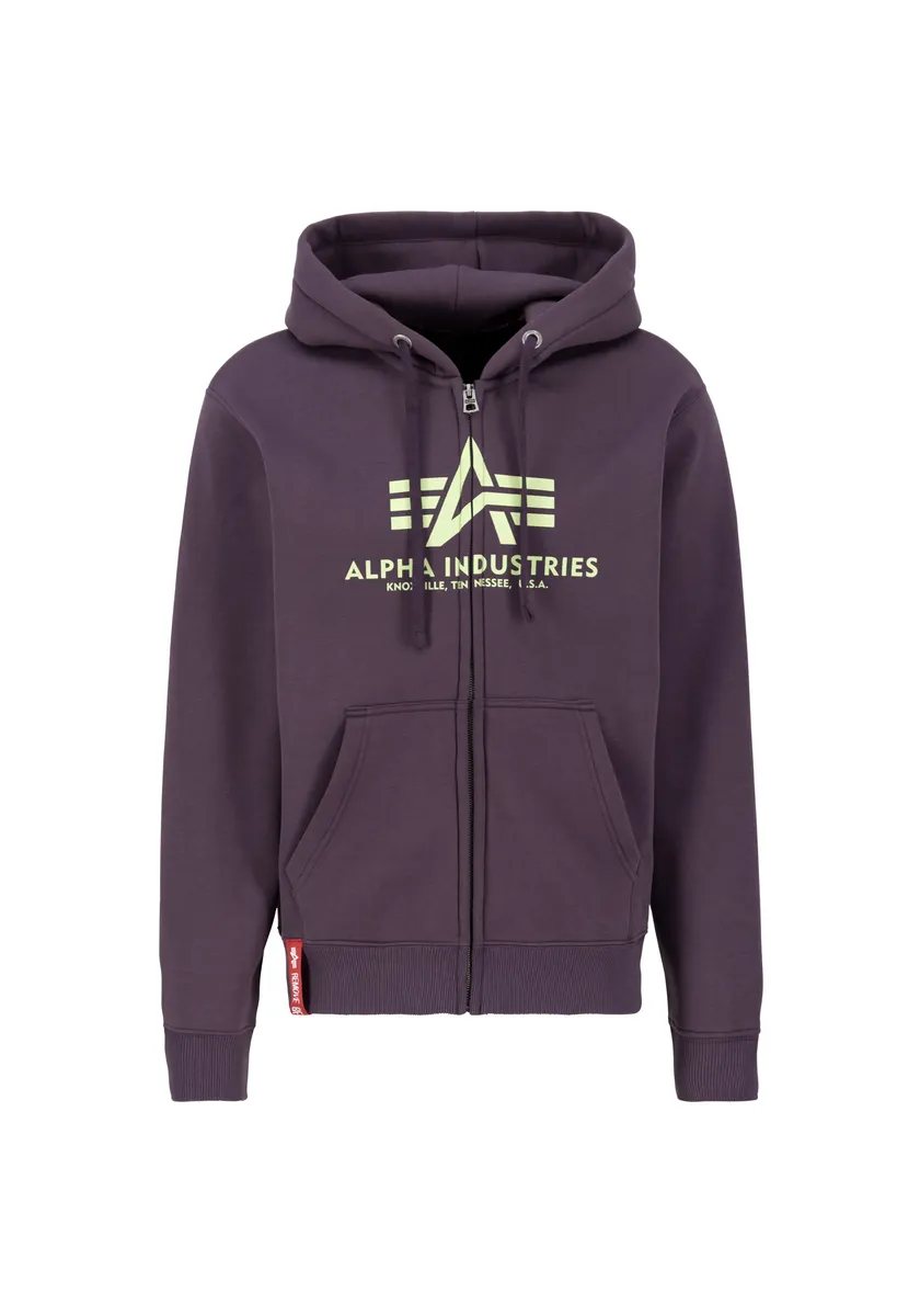 

Толстовка Alpha Industries " Alpha Industries Мужчины - Толстовки Basic Zip Hoody", цвет Plum