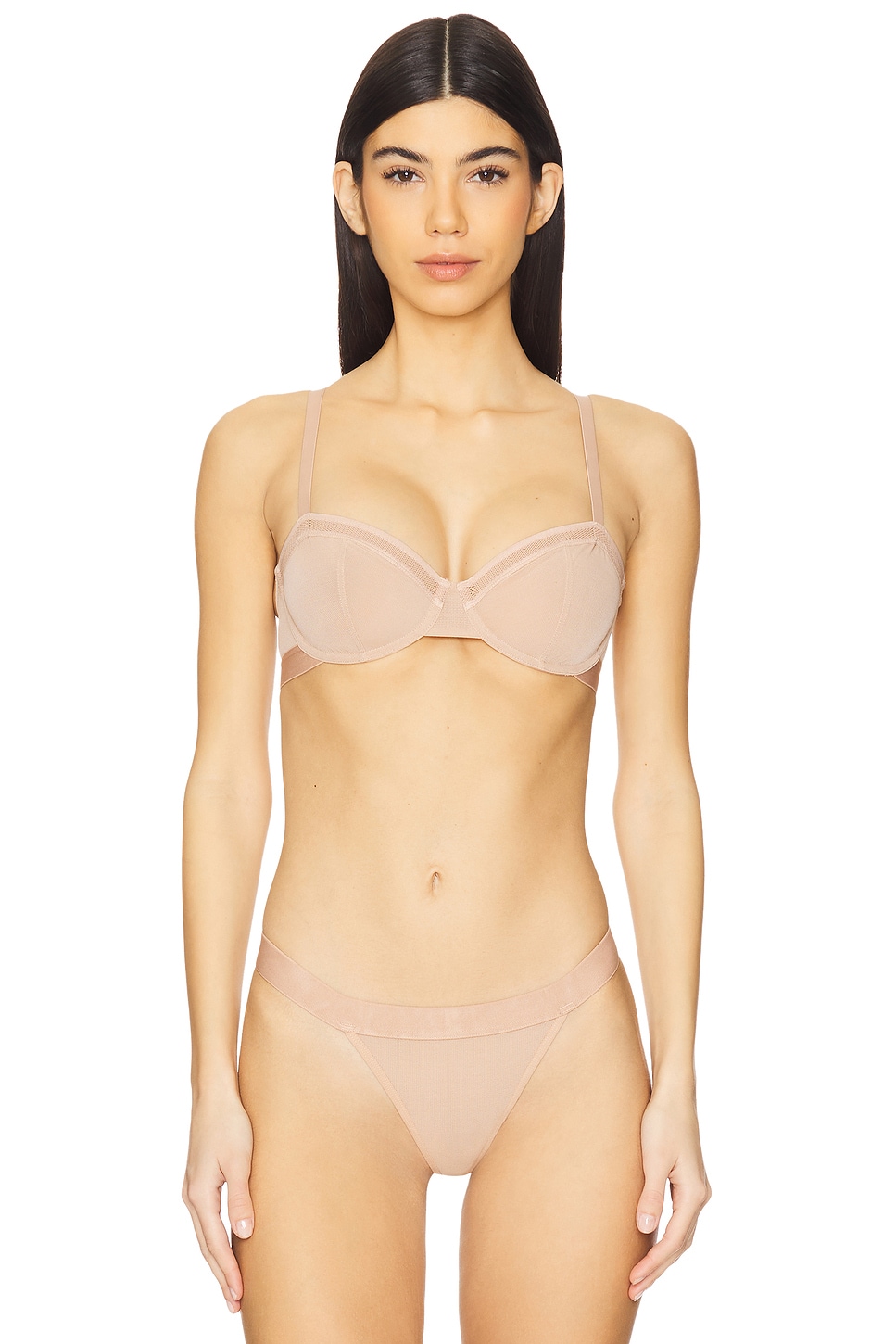 

Бюстгальтер балконет Sieve от Negative Underwear, buff
