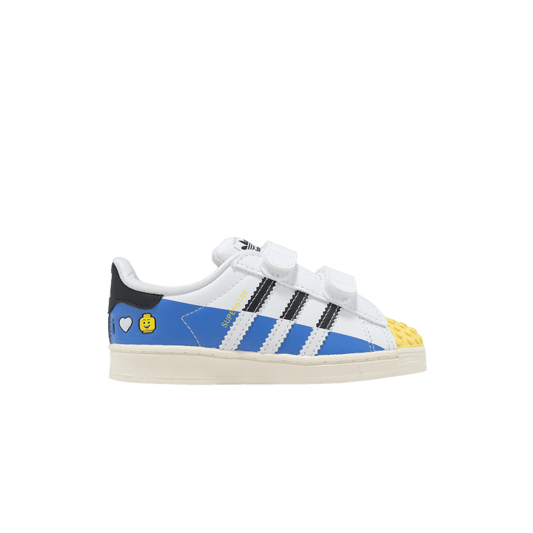 

Кроссовки LEGO x Superstar CF I 'White Blue Yellow', синий