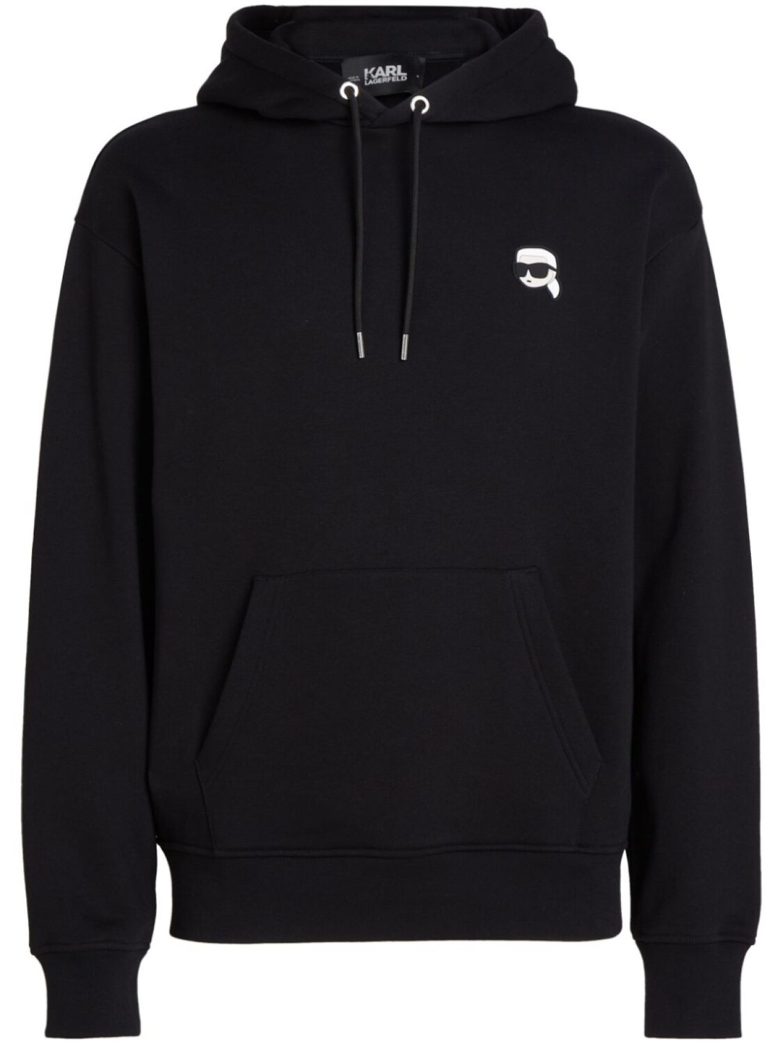 

Karl Lagerfeld худи с нашивкой K/Ikonik, черный