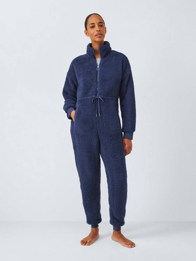 

Боди Borg с застежкой-молнией на горле John Lewis, Crown Blue