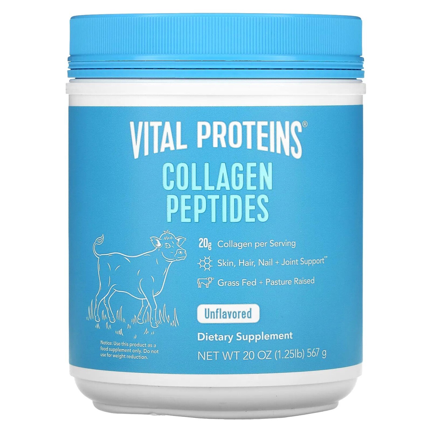 

Vital Proteins Пептиды коллагена без ароматизаторов 12 унций (567 г)