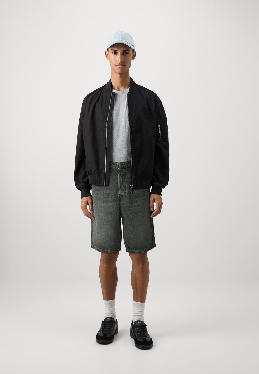 

Джинсовые шорты LIVERY Diesel, цвет Black Denim