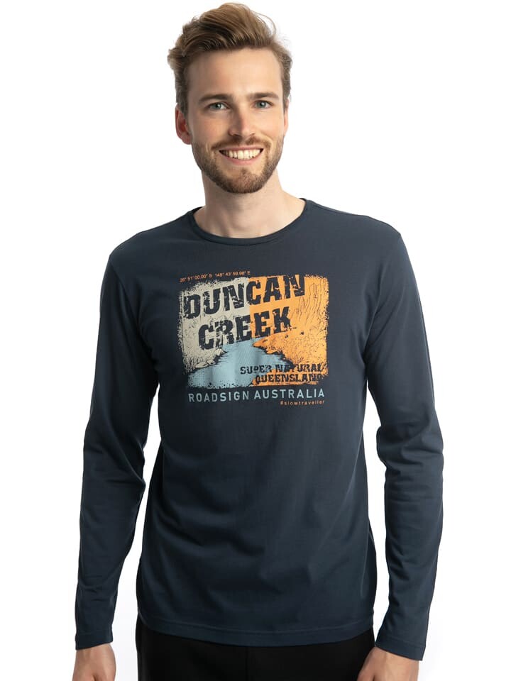 

Лонгслив Roadsign Longsleeve, темно-синий