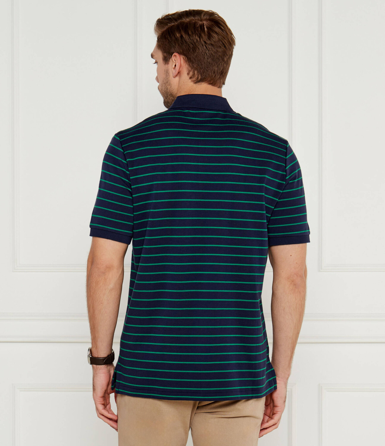 Поло POLO RALPH LAUREN Classic fit, темно-синий — фото 3