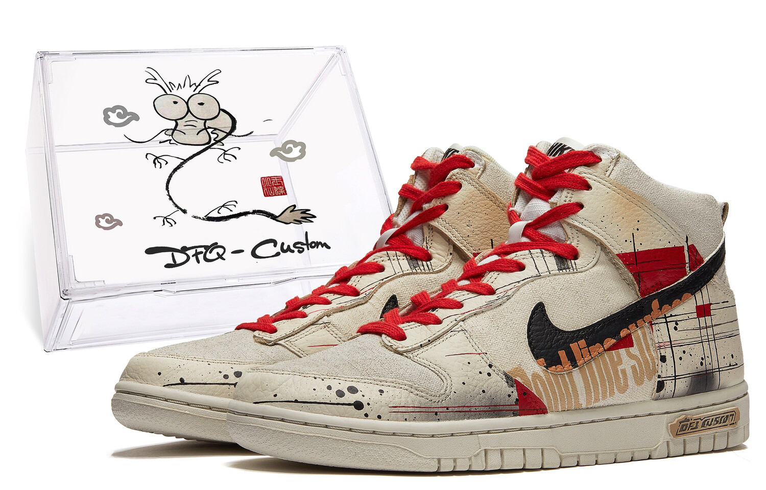 

Женские кроссовки для скейтбординга Nike Dunk, Off-white