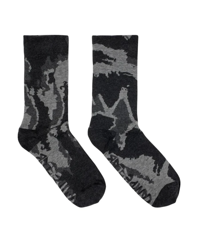 

Разноцветные шерстяные носки средней длины Camper, черный