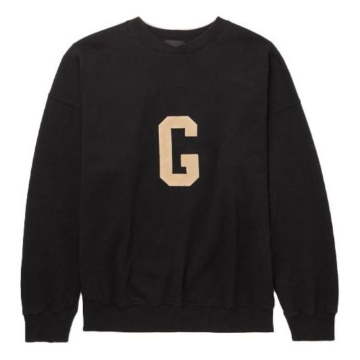 

Худи Fear of God C Logo Sweatshirt 'Black Tan', черный