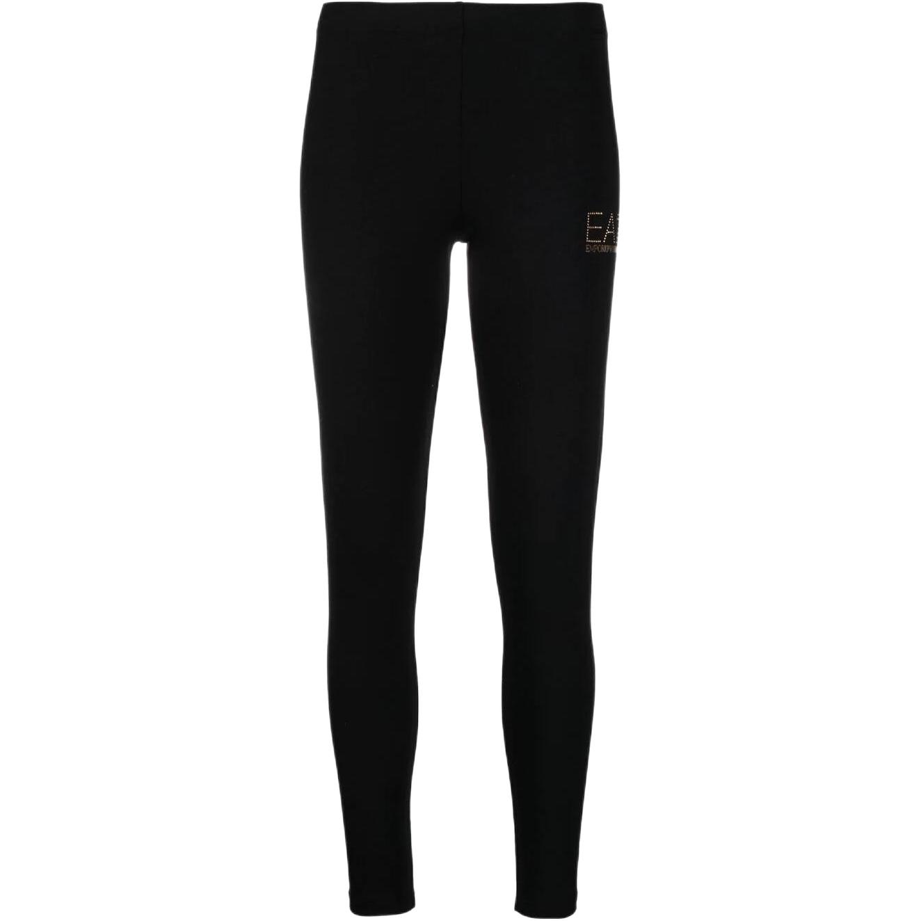 

Леггинсы Ea7 с высокой талией и логотипом Emporio Armani, черный
