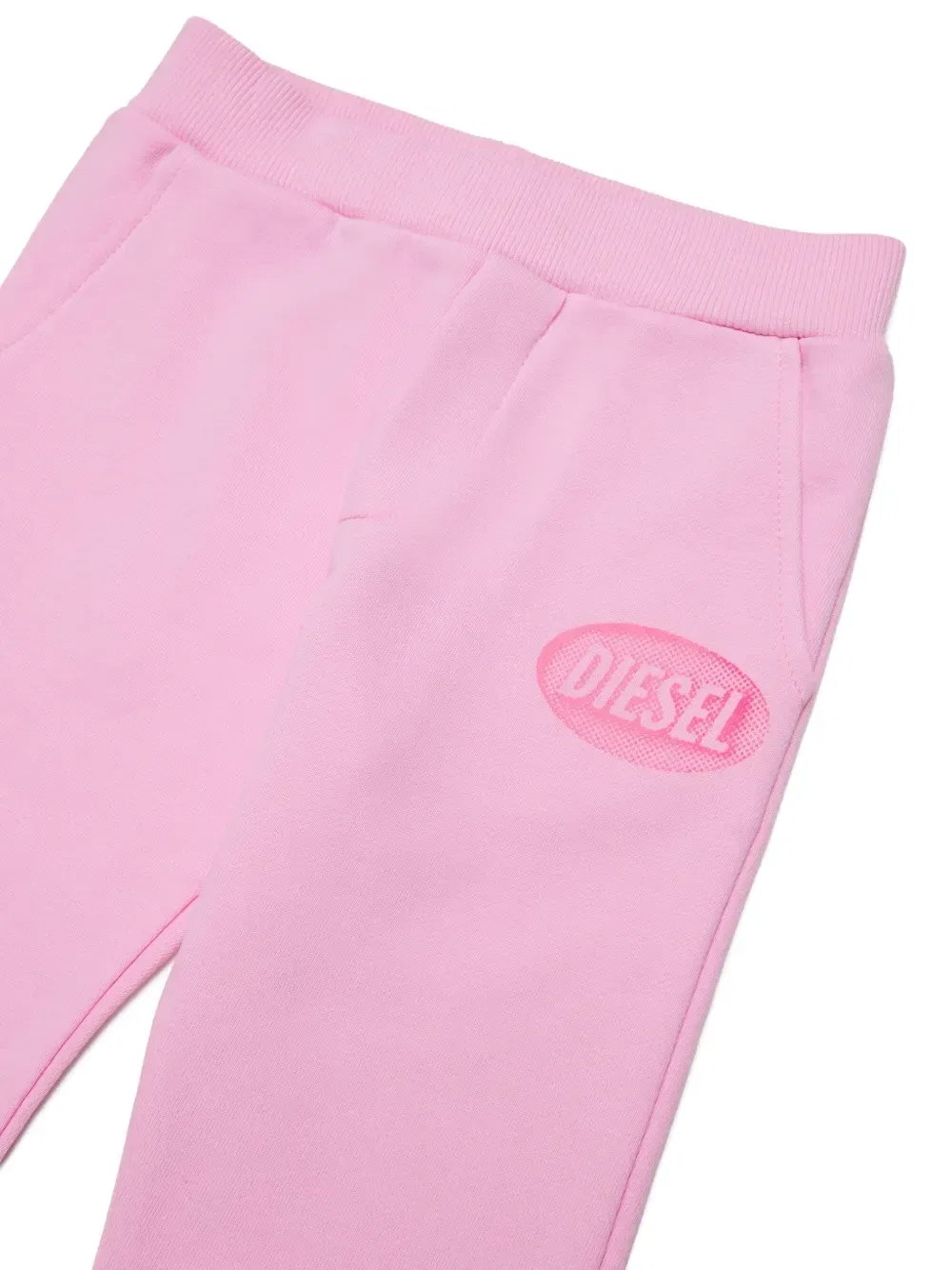 Спортивные брюки с логотипом Diesel Kids, розовый — фото 3
