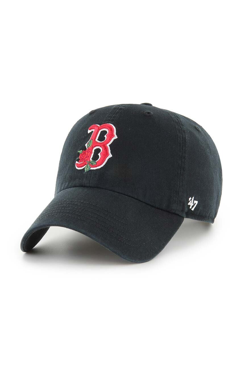 

Хлопковая бейсболка 47 марки MLB Boston Red Sox 47 Brand, черный