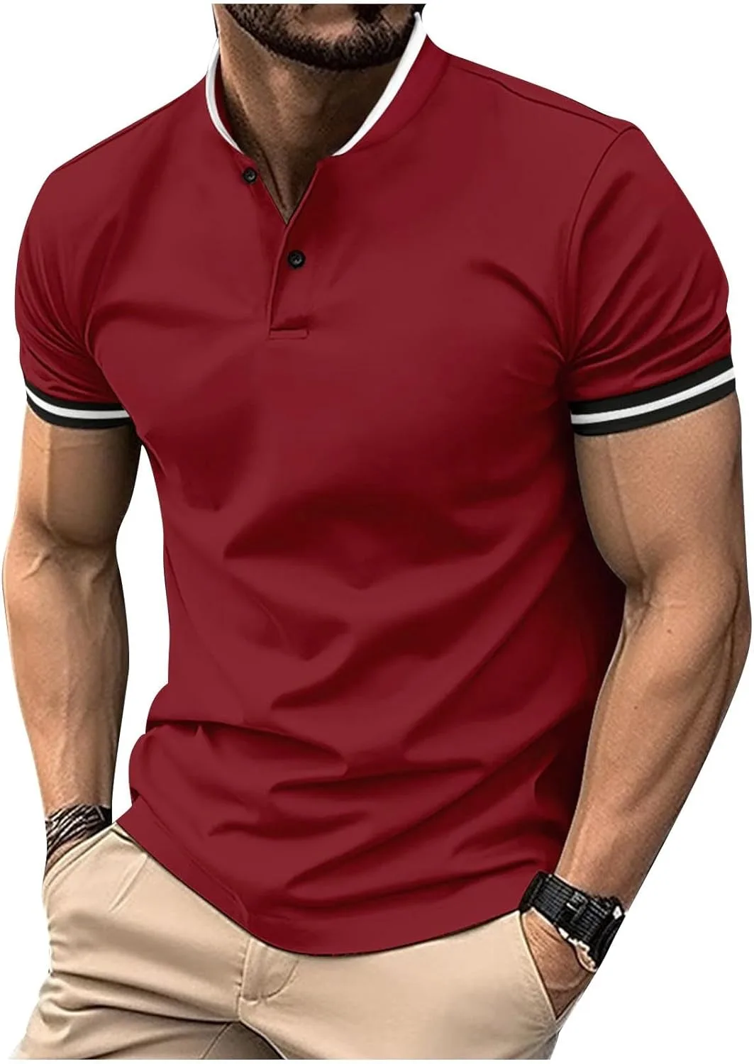 

Мужская поло с коротким рукавом Casual