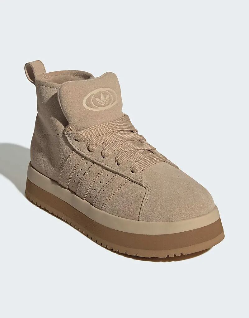 Кроссовки Adidas Originals Campus 00s winter mid в цвете magic beige / magic beige / gu — фото 2