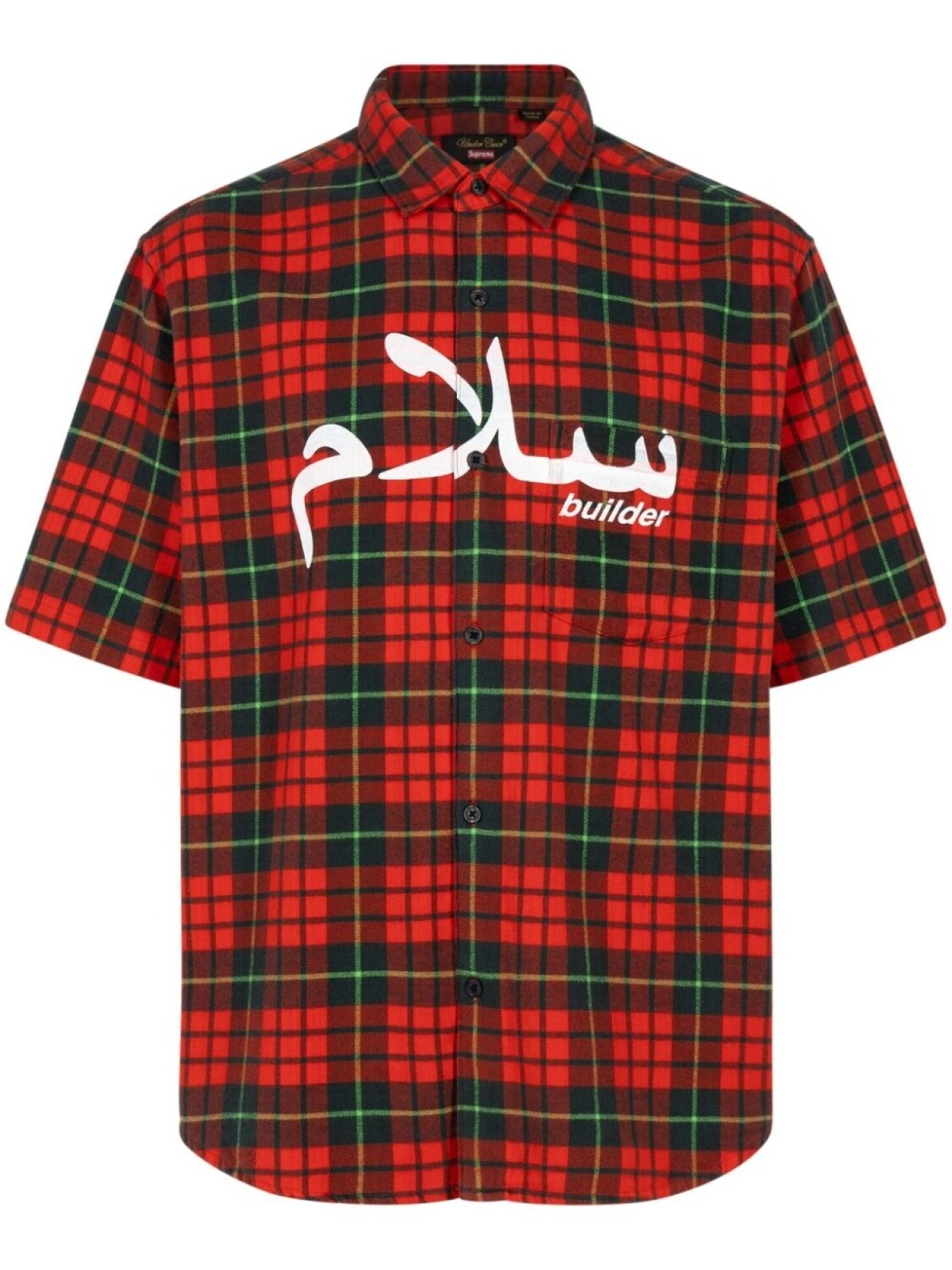 

Supreme фланелевая рубашка из коллаборации с Undercover, красный